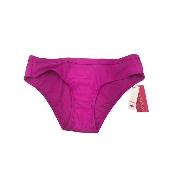 Xhilaration Women's Sz Small 0-2 Cheeky Bikini Swim Bottom Fuchsia New With Tags - Picture 1 of 9